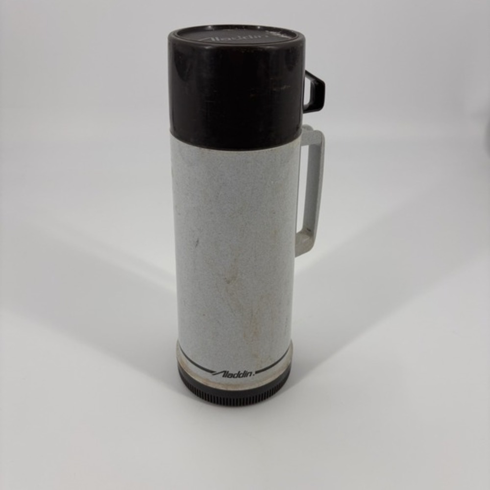 Vintage Aladdin Plastic Travel Thermos Mug Coffee Hot Cocoa‎